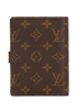 Louis Vuitton Small Ring Agenda Cover, &pound;220, Accessories, Brown, Canvas, Back view
